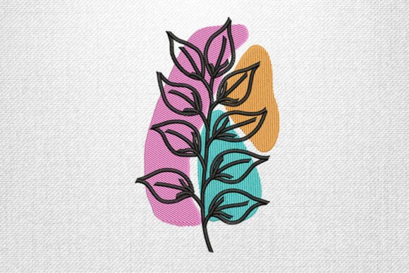 Abstract Leaf Embroidery Design Review