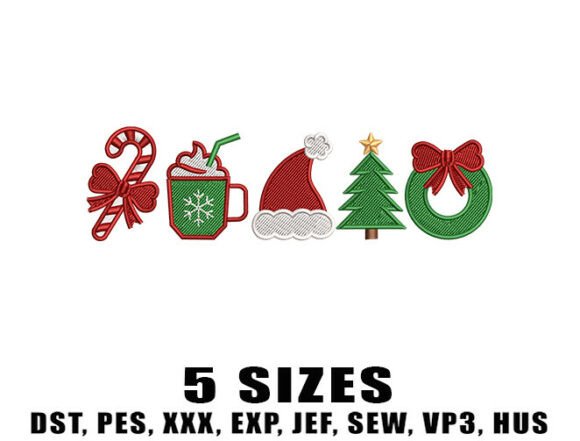 Christmas Icon Set Embroidery Design Review
