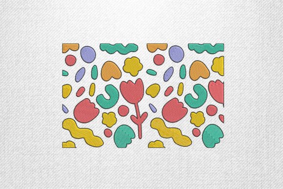 Colorful Floral Abstract Embroidery Review
