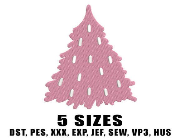 Cute Pink Tree Embroidery Design Review