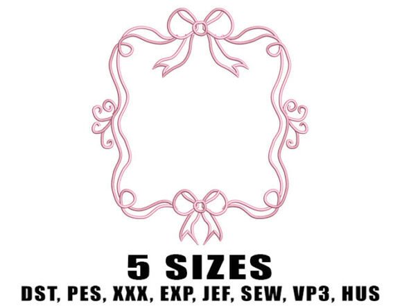 Fancy Pink Border Embroidery Design Review