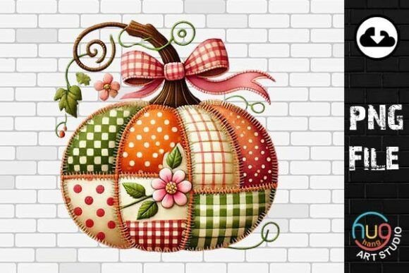 Faux Embroidery Fall Pumpkin Png, Fall Design Review