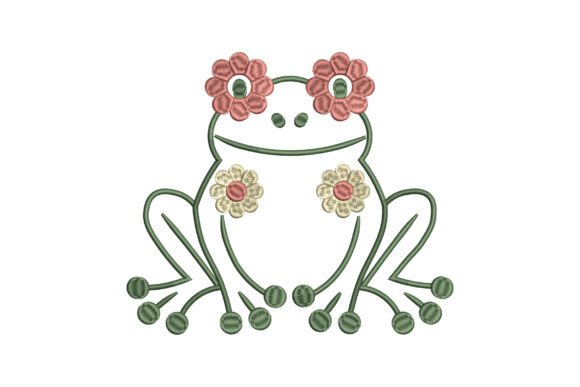 Funny Floral Frog Embroidery Review