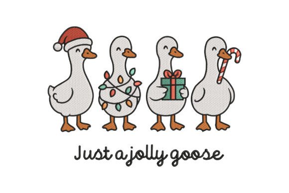 Just a Jolly Goose Embroidery: A Seasonal Review