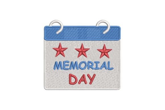 Memorial Day Calendar Embroidery Design Review