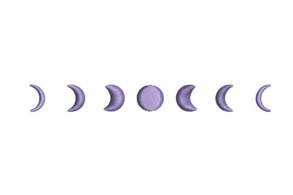 Moon Phases Embroidery Design Review for Boutique Apparel