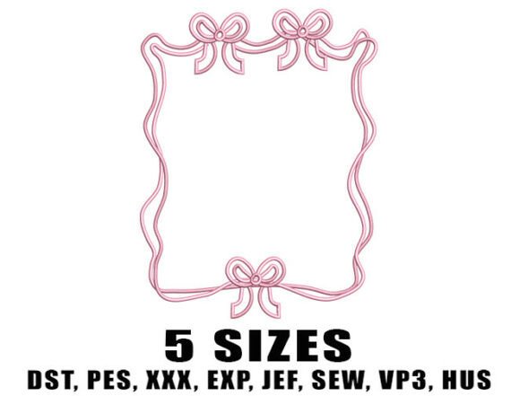 Triple Bow Frame Embroidery Design Review